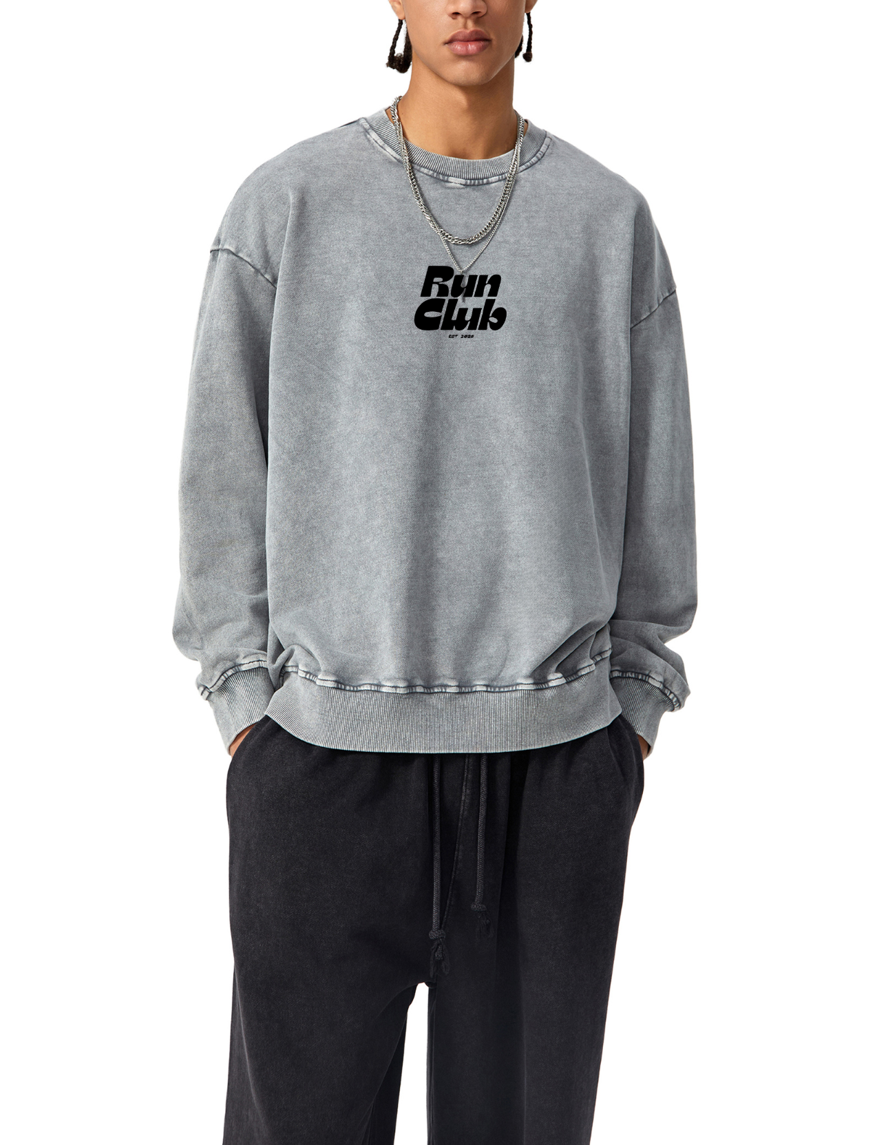 RGR Snow Washed Oversized Sweatshirt