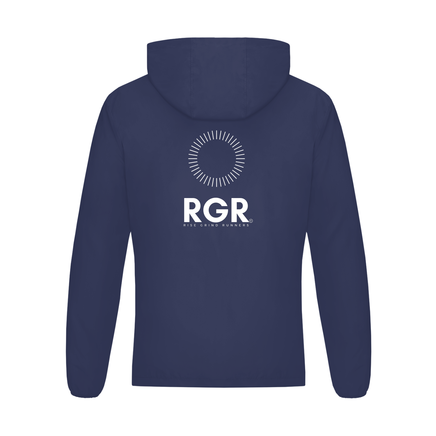 Blue RGR Soft Hooded Sports Jacket