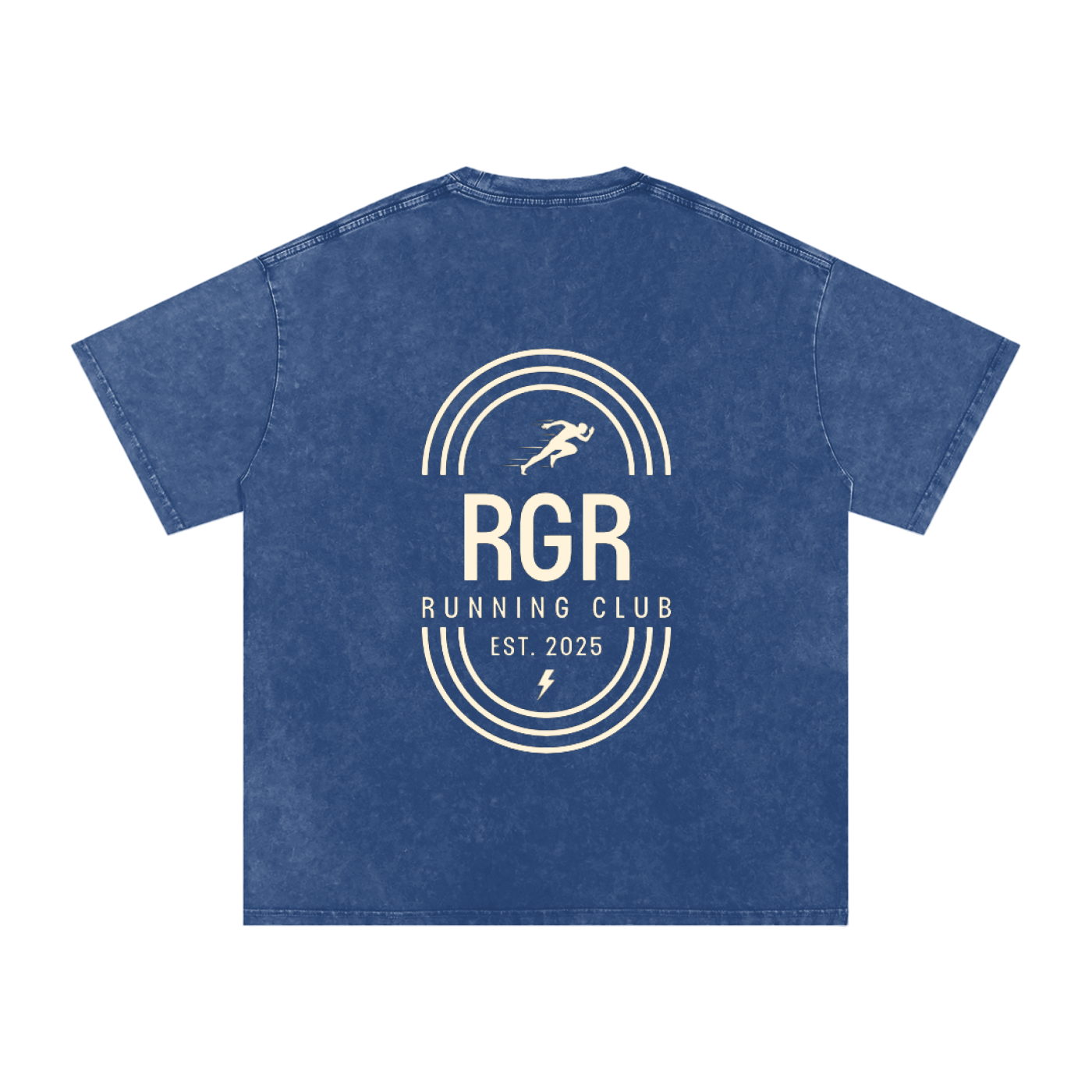 RGR Snow Washed Oversized Cotton T-Shirt