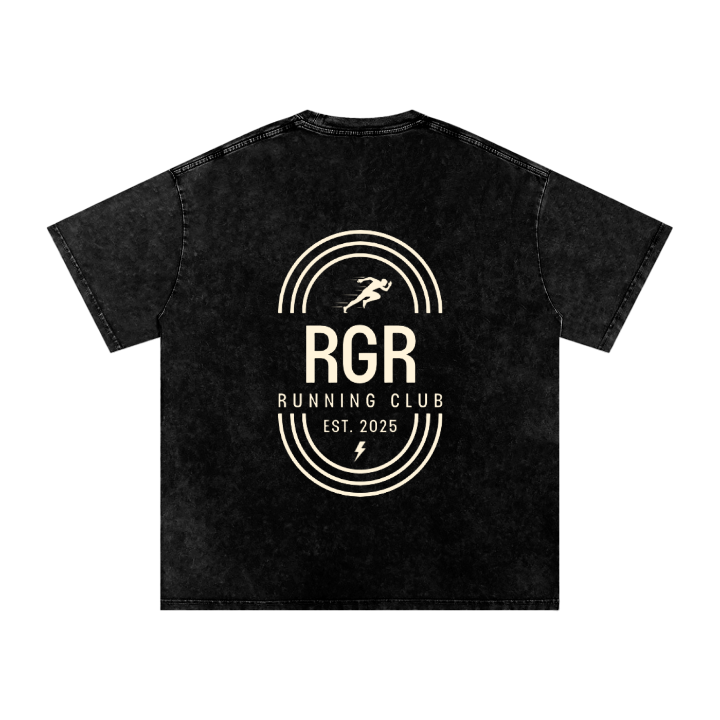 RGR Snow Washed Oversized Cotton T-Shirt
