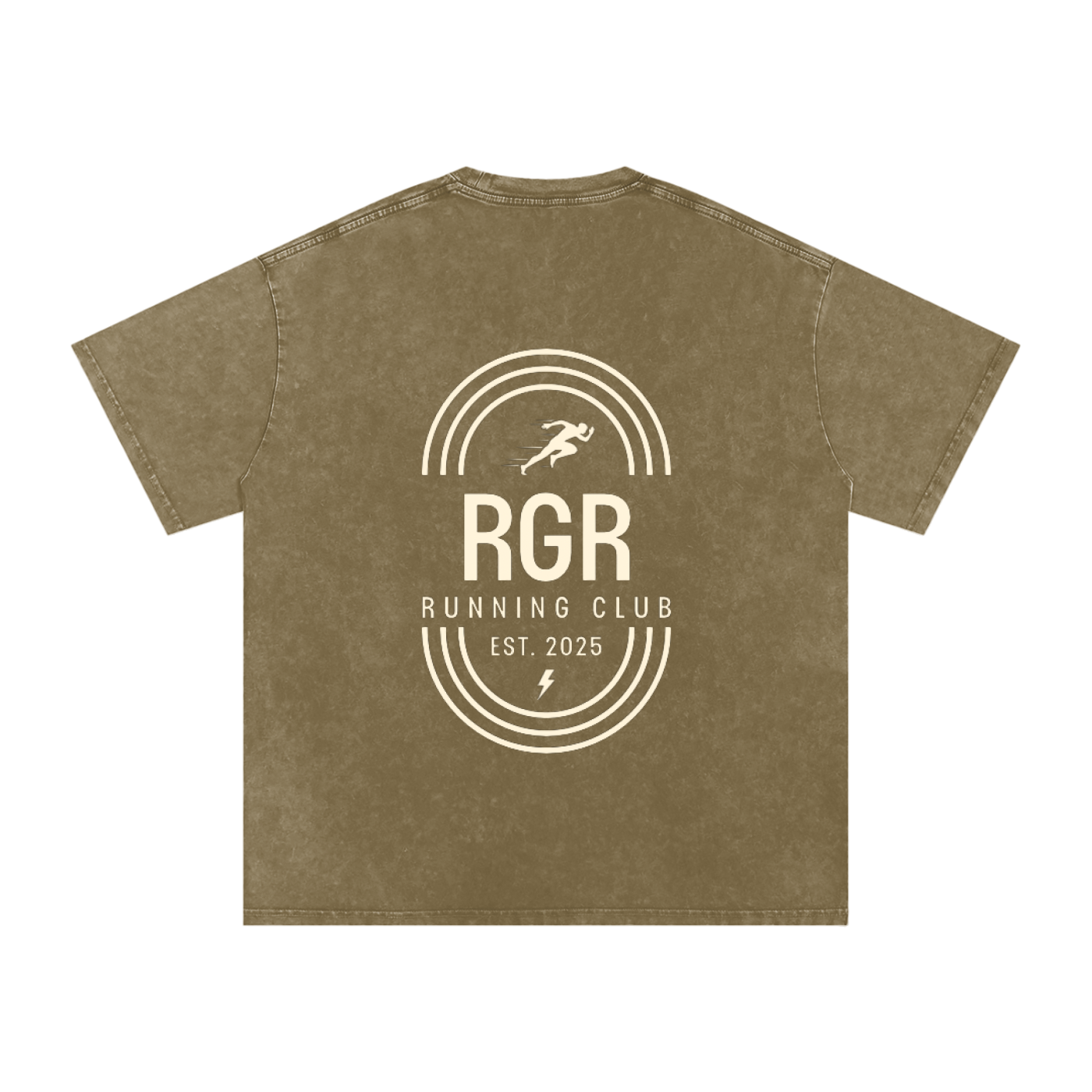 RGR Snow Washed Oversized Cotton T-Shirt