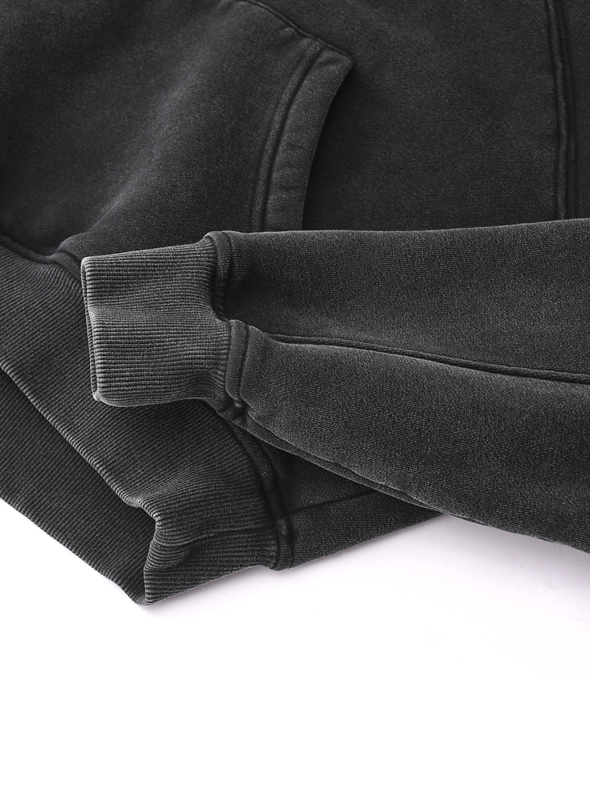 RUN CLUB Snow Washed Cropped Hoodie