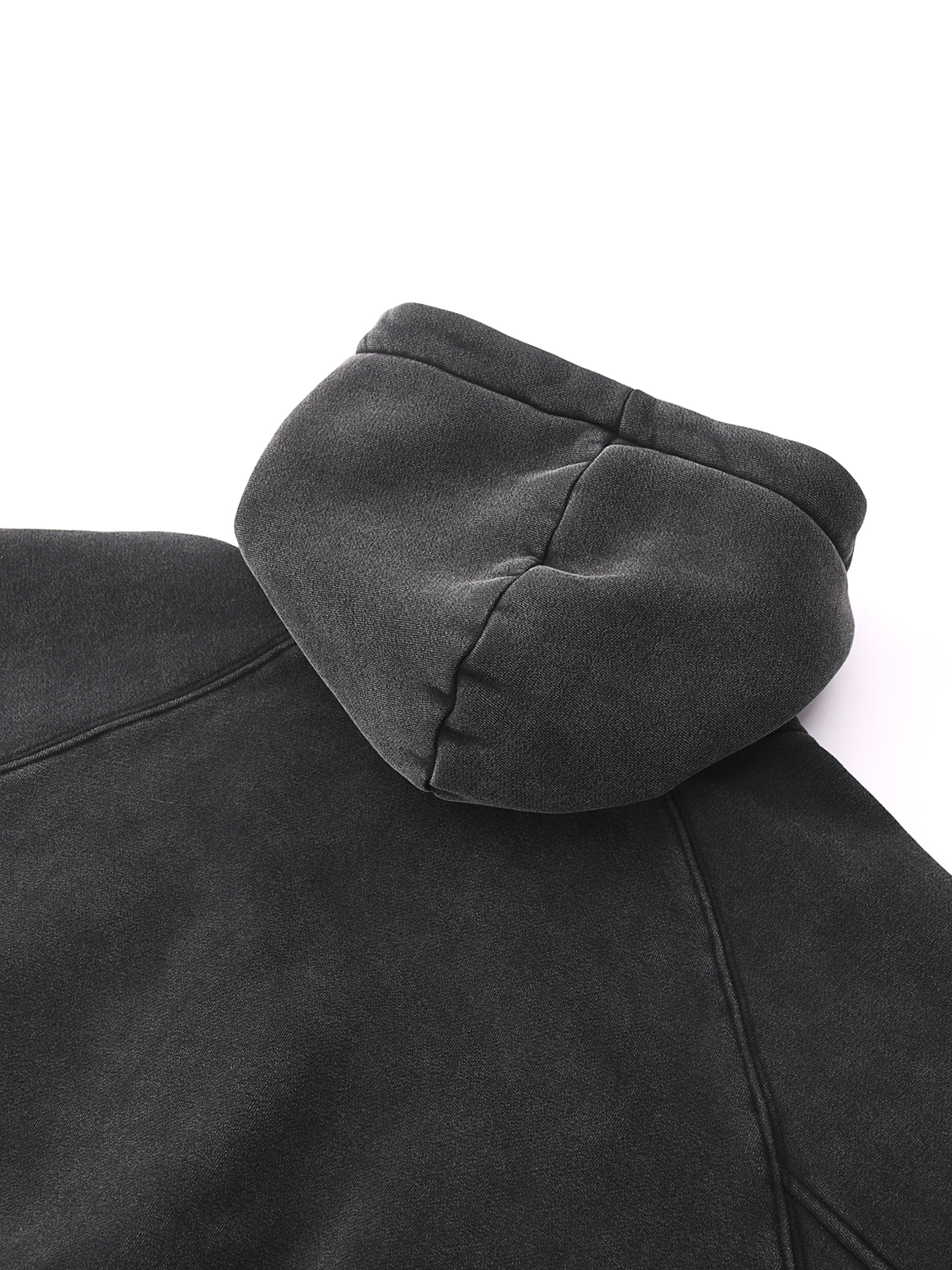 RUN CLUB Snow Washed Cropped Hoodie