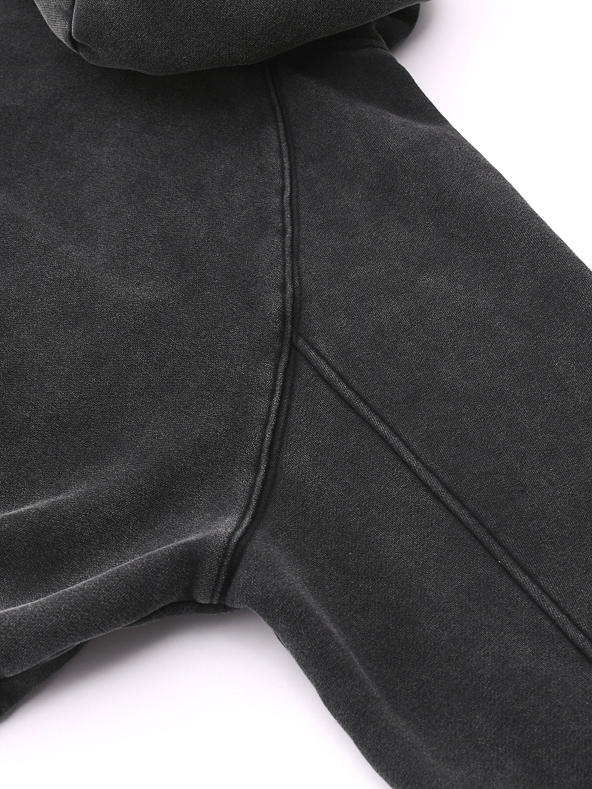 RUN CLUB Snow Washed Cropped Hoodie