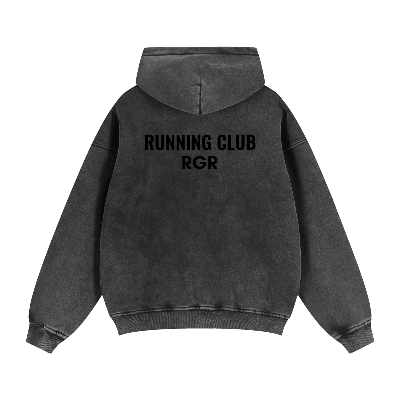 RGR Zip-Through Boxy Fleece Hoodie