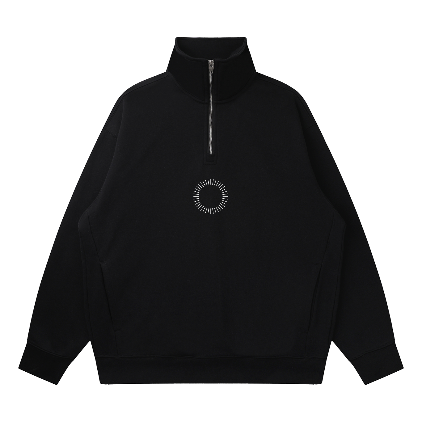 RGR Zip Drop Shoulder Sweatshirt