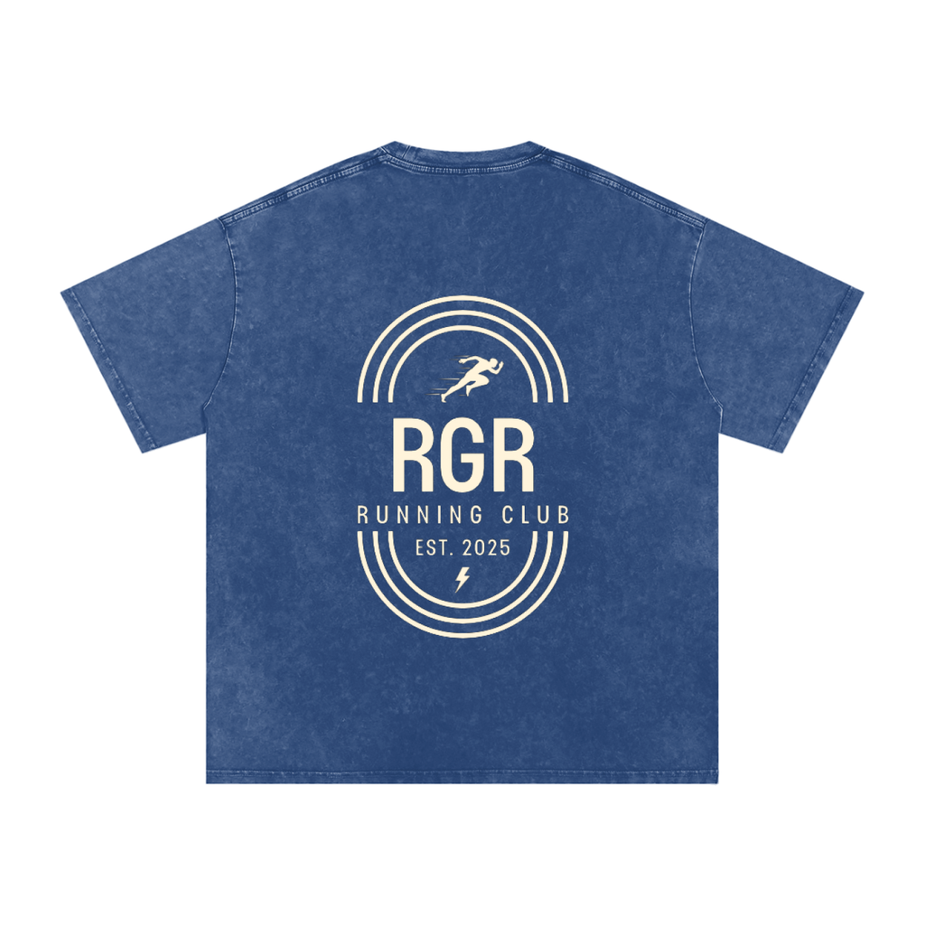RGR Snow Washed Oversized Cotton T-Shirt