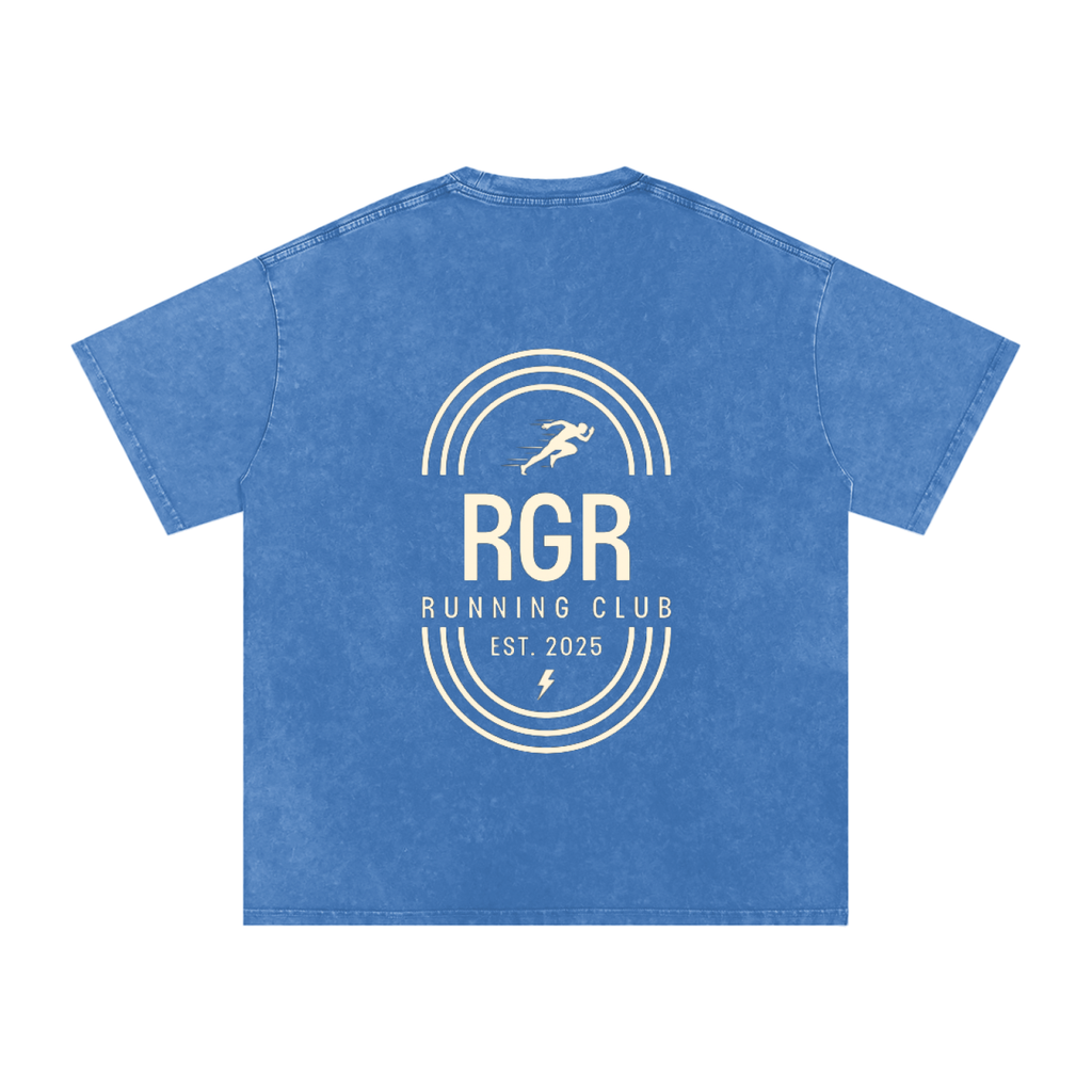 RGR Snow Washed Oversized Cotton T-Shirt