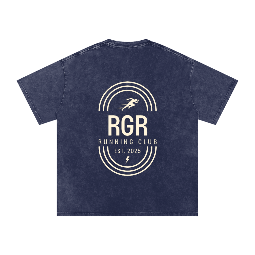 RGR Snow Washed Oversized Cotton T-Shirt