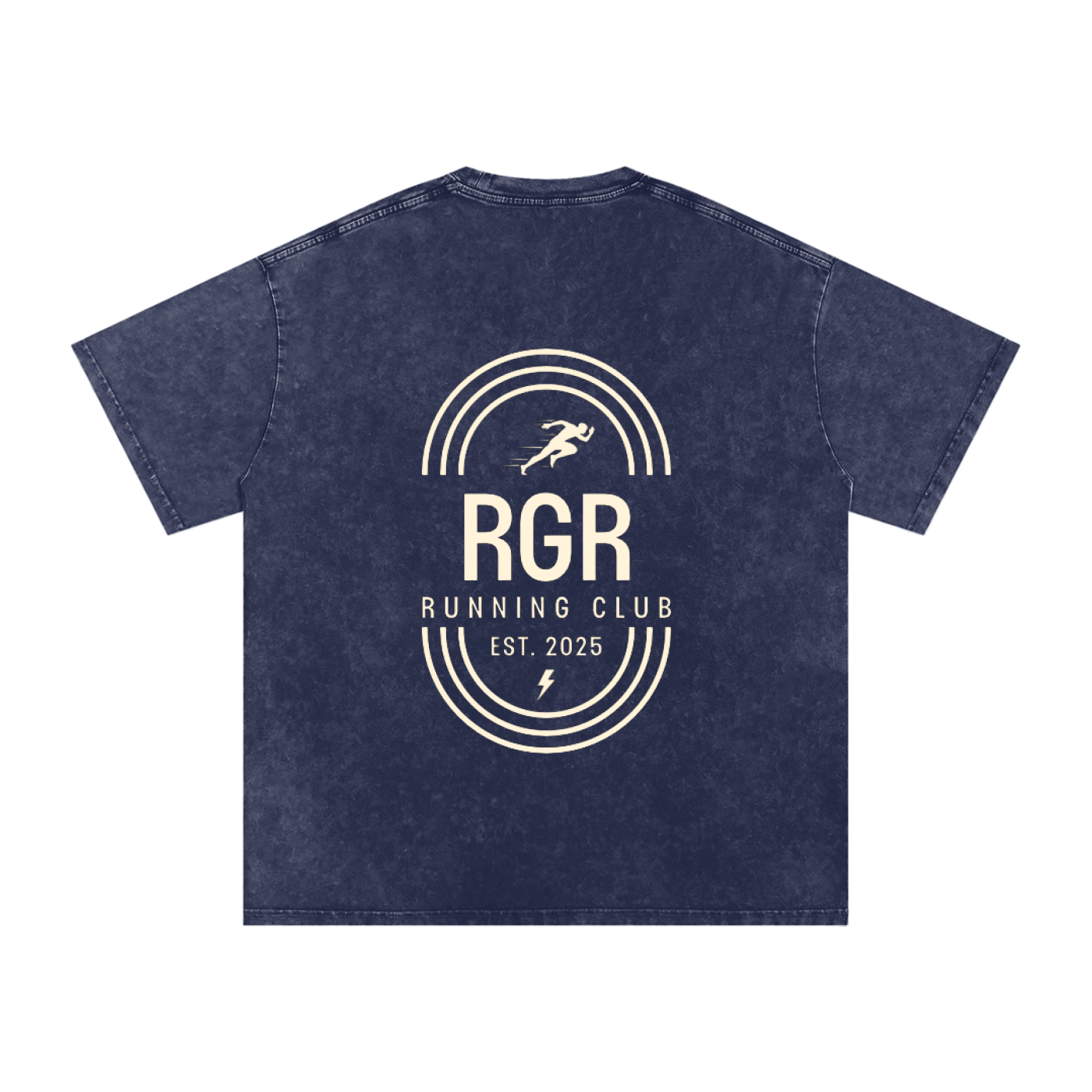 RGR Snow Washed Oversized Cotton T-Shirt