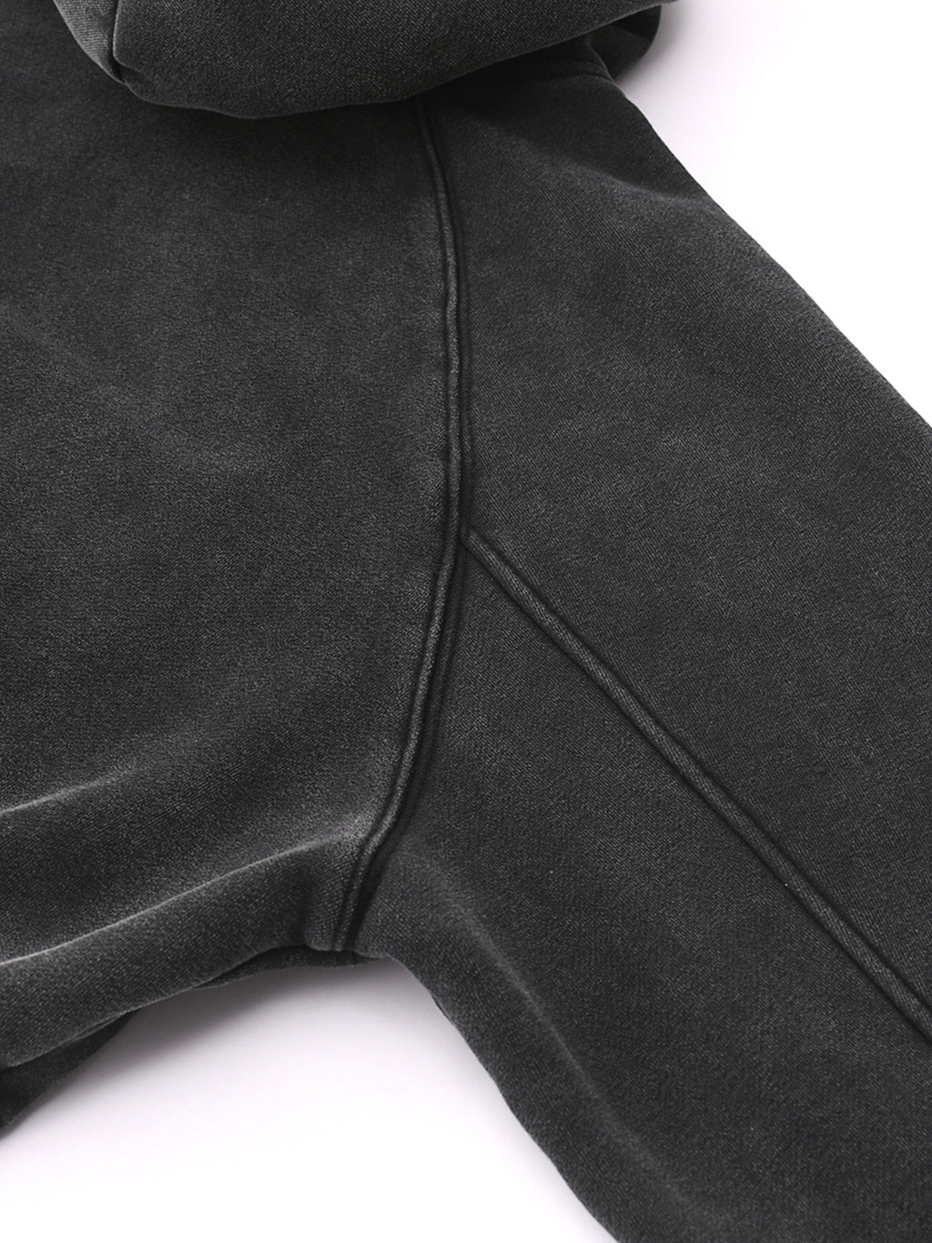 RUN CLUB Snow Washed Cropped Hoodie