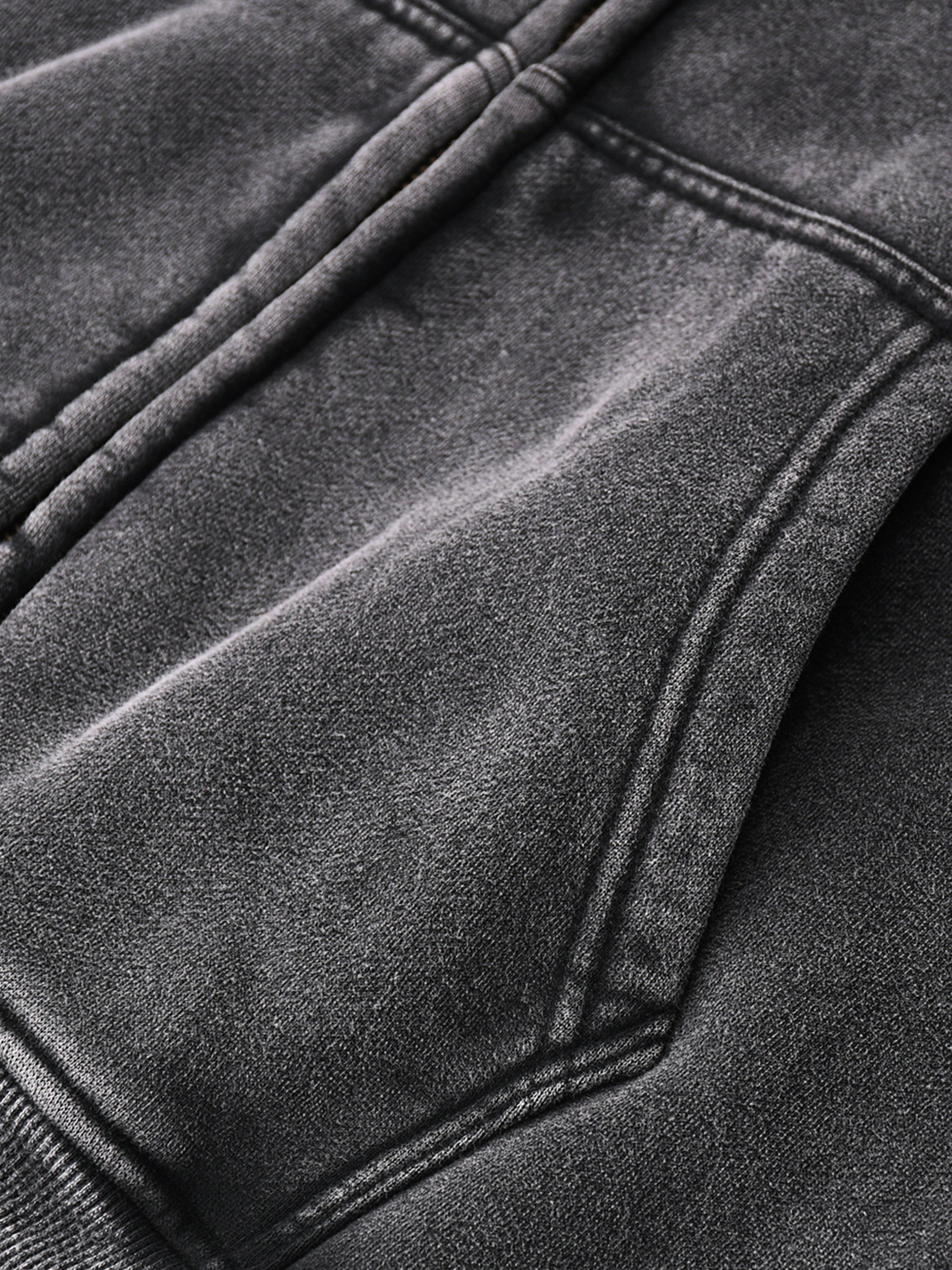 RGR Zip-Through Boxy Fleece Hoodie