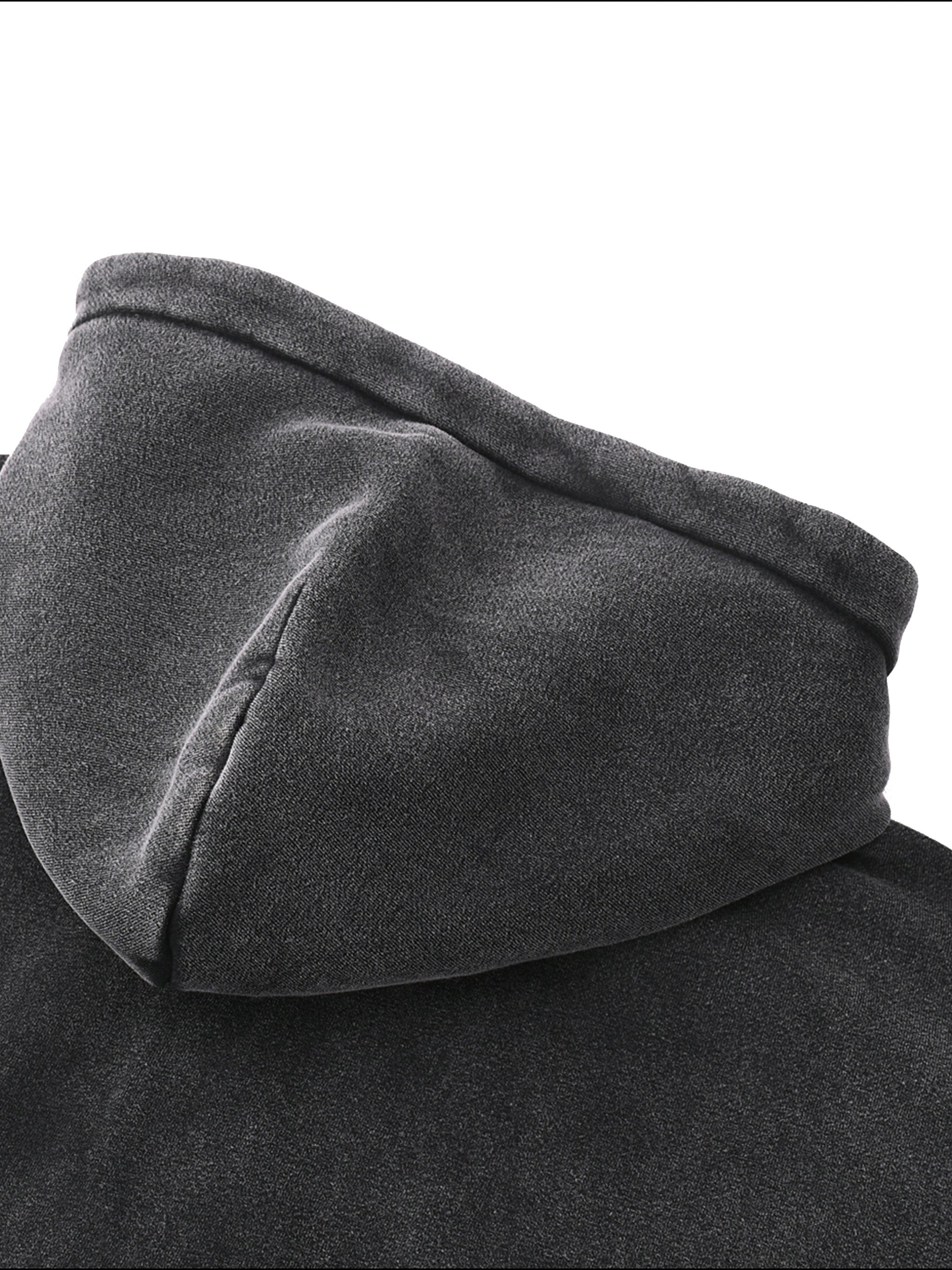 RGR Zip-Through Boxy Fleece Hoodie