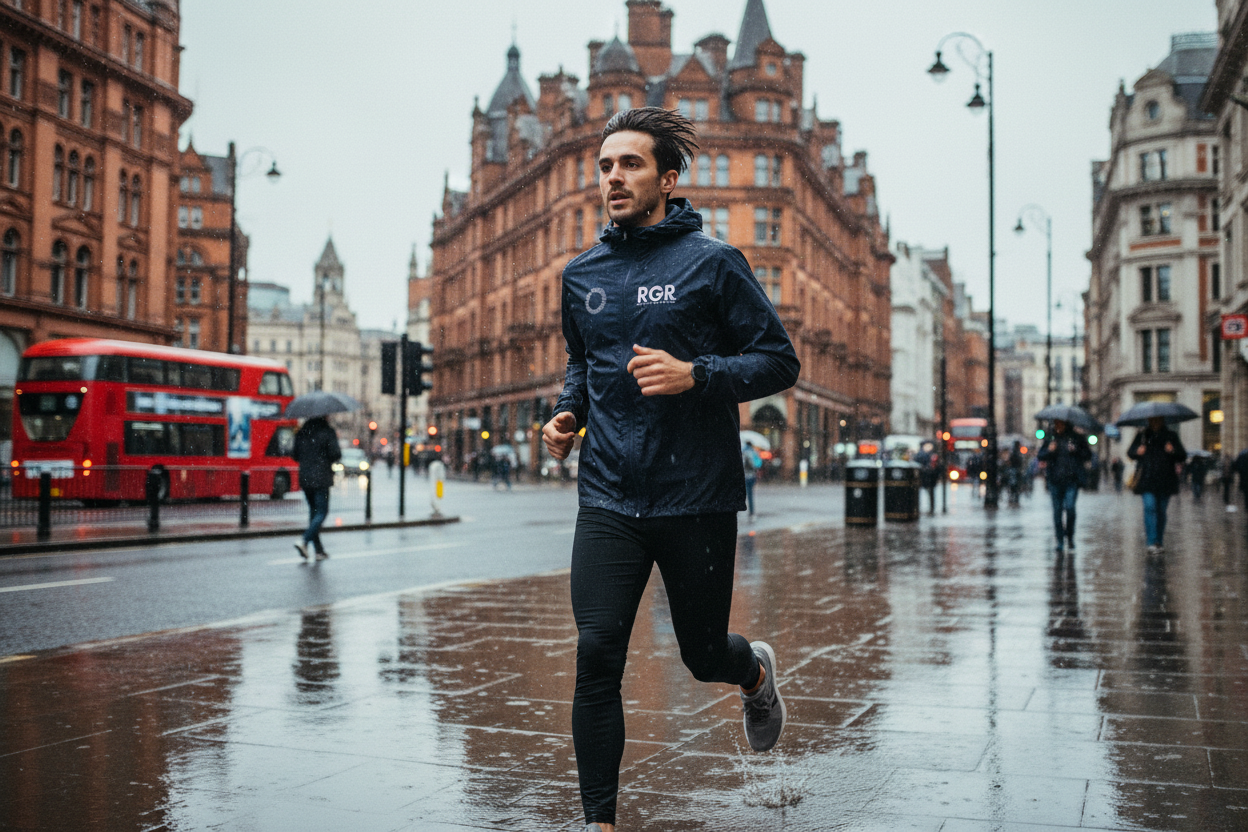 Your Run Jacket - Action Shot